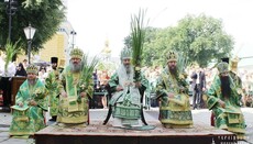 At Holy Trinity Ukrainian Orthodox Church Primate leads festive Divine Liturgy in Kiev-Pechersk Lavra