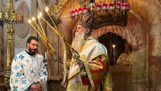 Епископ Јован служио литургију на Гробу Господњем у Јерусалиму