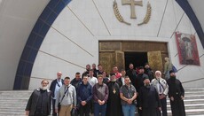 Професори и ђаци Богословије Светог Петра Цетињског обишли храм Христовог Васкрсења у Тирани