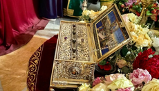 Храм Светог Саве: у току је Литургија пред испраћај Часног појаса
