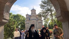 Архиепископ Михаило посетио  Грачаницу