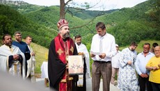 У Слатини освећени темељи храма 