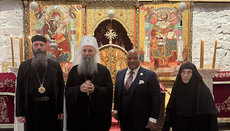 Патријарх и Марк Бернс у посети Космету прво у Пећкој Патријаршији