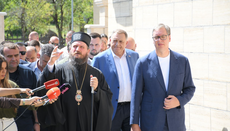Председници Вучић и Додик на Илиндан у манастиру Рмањ