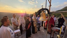 Освештано звоно за храм Светог Георгија у селу Горовићи