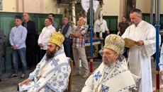 Архијереји СПЦ служили у Сантову поводом храмовне славе 
