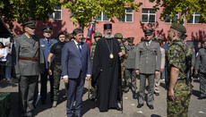 Епископ Исихије присуствовао заклетви војника у Ваљеву 