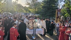 У Радичевићу освећен крст за будући храм