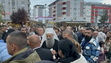 Патријарх Порфирије стигао на Пале уочи освећења храма