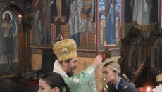 Епископ Доситеј служио Литургију ученицима Војне гимназије у Београду