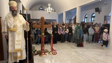 Епископ Иларион служио Литургију са децом из Лепосавића