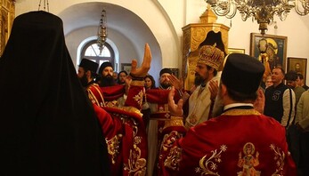 Владика Пајсије богослужио у Цетињском манастиру. Фото: Митрополија црногорско-приморска