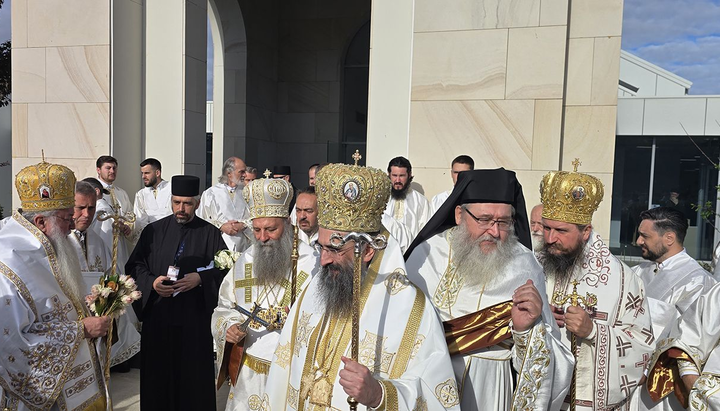 Патријарх Порфирије и српски архијереји у Аустралији. Фото: СПЦ