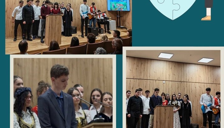 У Гимназији „Свети Сава“ одржано хуманитарно вече „Путевима доброчинства“. Фото: Митрополија црногорско-приморска