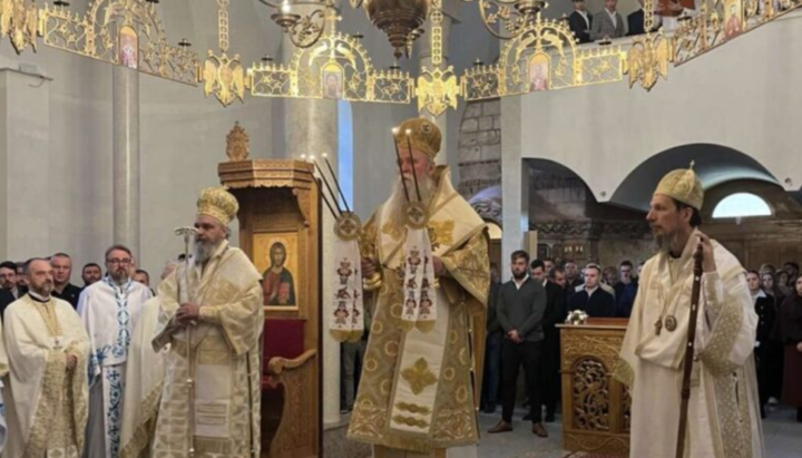 Литургија поводом јубилеја Богословије у Фочи. Фото: Светигора