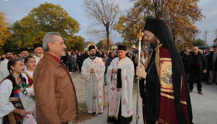 Слава храма Преподобне мајке Параскеве у Вајској. Фото: Епархија бачка