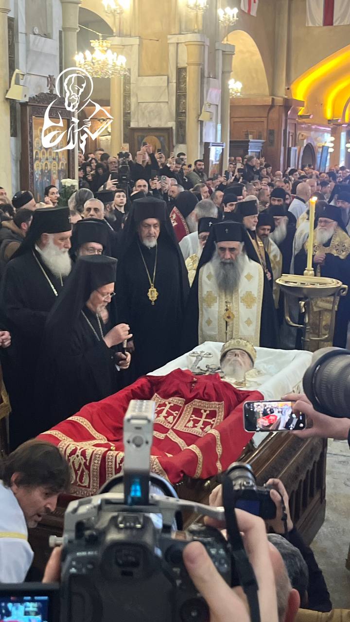 Сахрана Патријарха грузијског Илије II — директан пренос фото 29