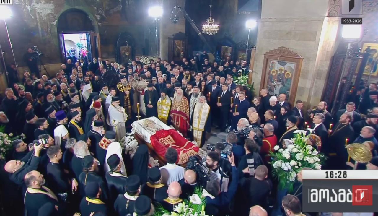 Сахрана Патријарха грузијског Илије II — директан пренос фото 8