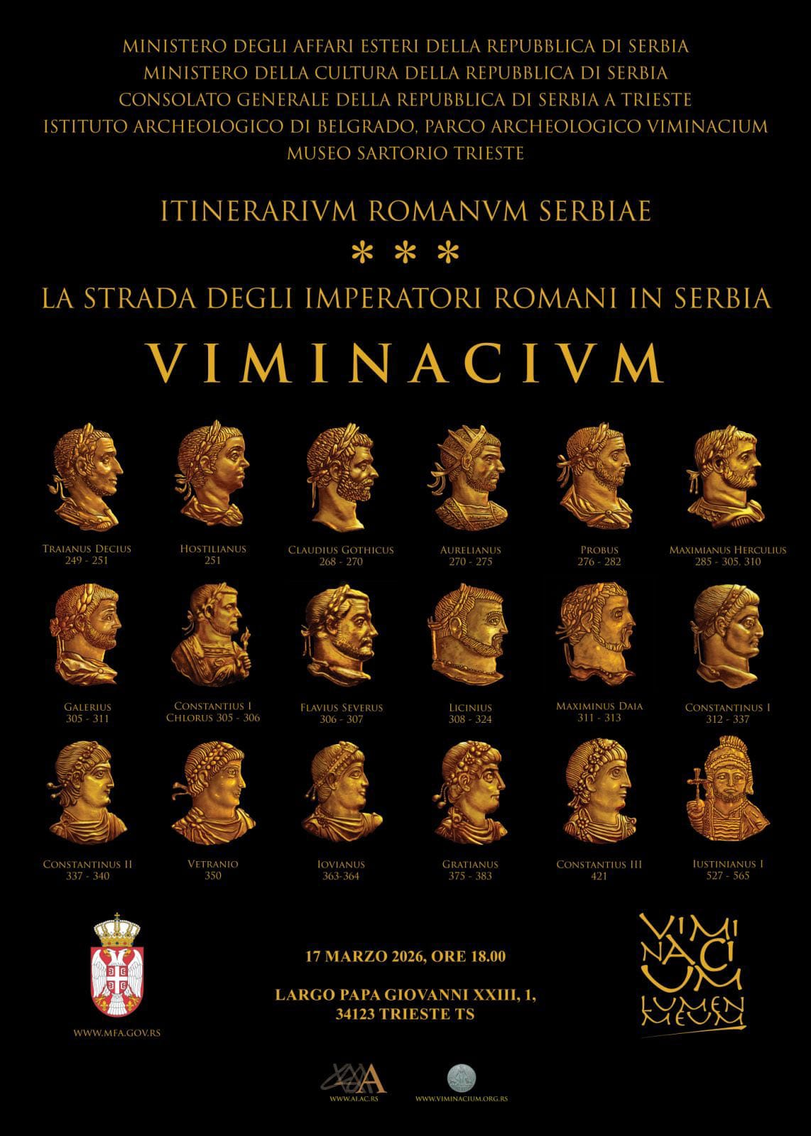 Римско наслеђе Србије у Трсту: Путевима римских императора фото 1