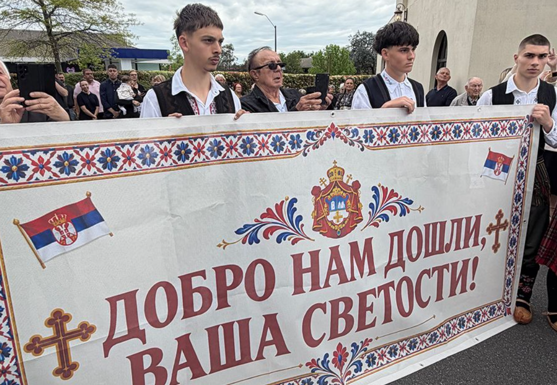 Срби у Канбери дочекали патријарха Порфирија уз песму „Тамо далеко” - фото 2