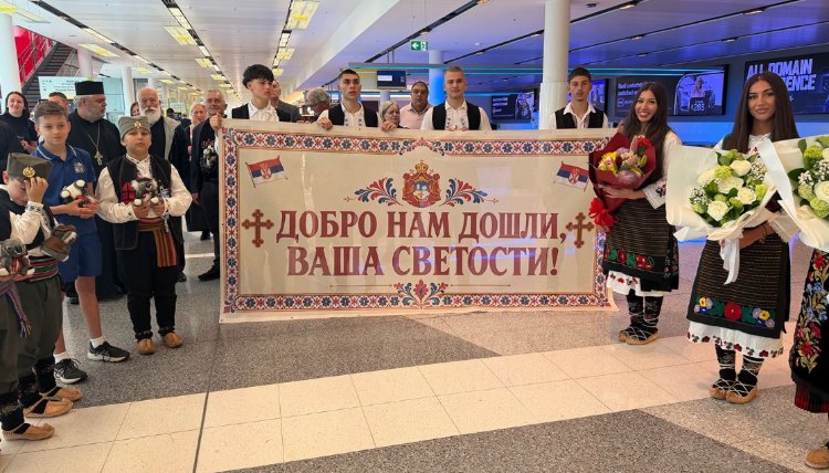 Срби у Канбери дочекали патријарха Порфирија уз песму „Тамо далеко” - фото 4